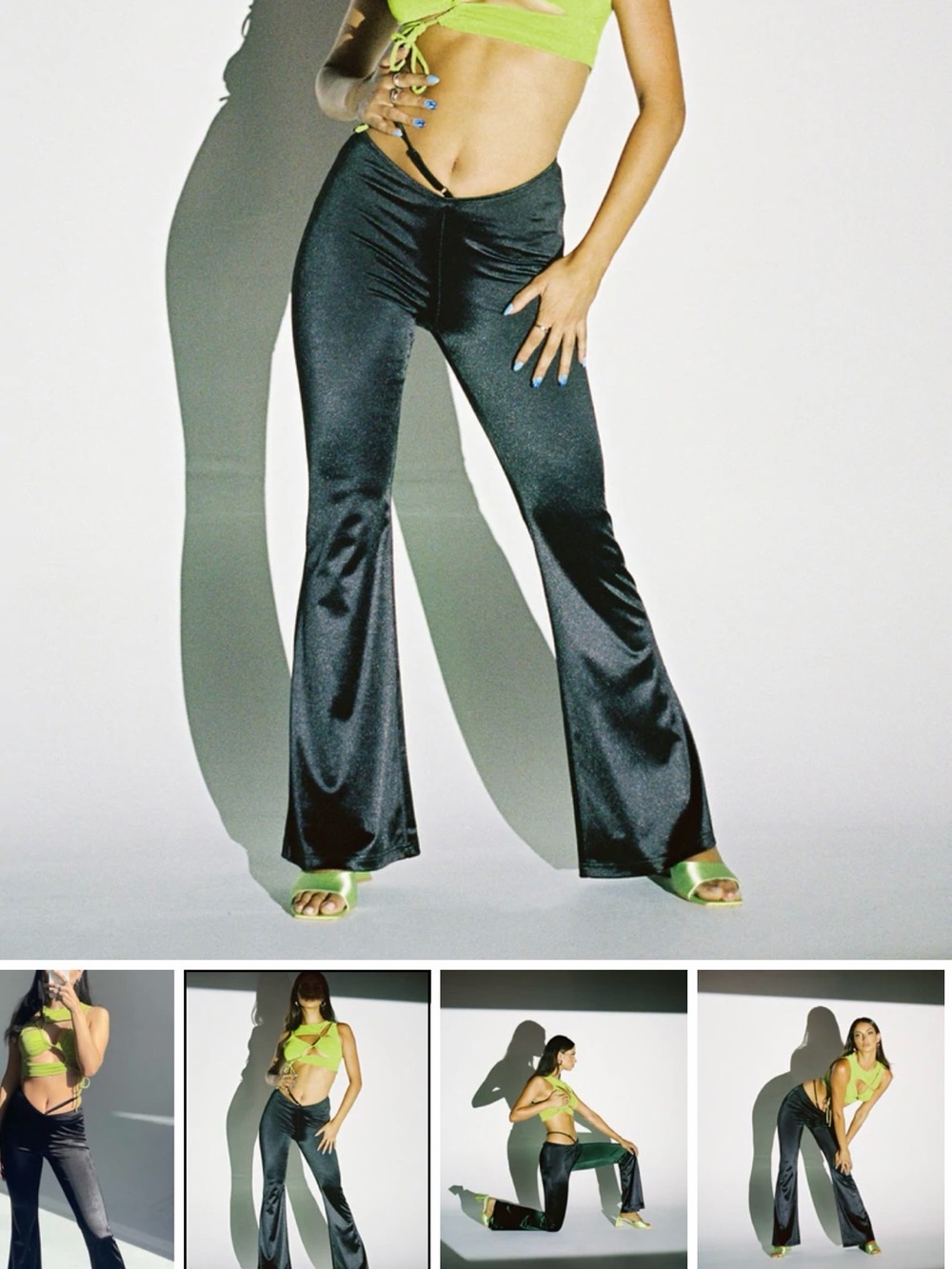 Women’s Black Wide-Leg Pants - Stylish Festival Pants
